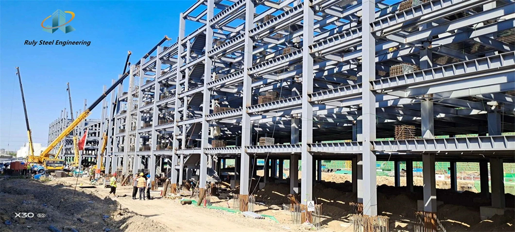 Multi Span Steel Structure Warehouse Prefabricated Steel Structure Building