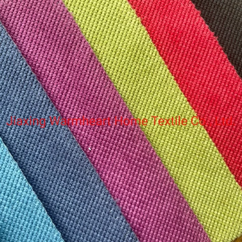 Home Textile Polyester Fake Linen Velboa Fabric Water Repellent Decorative Fabric