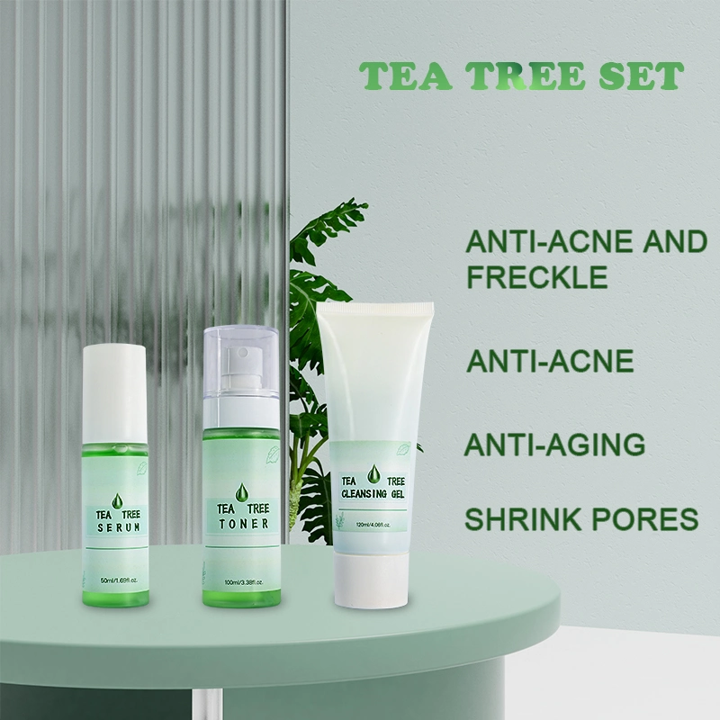 Aixin Beauty Cosmetics Tea Tree Skin Care Set Whitening Acne Set Moisturizing Tea Tree Skin Care Set