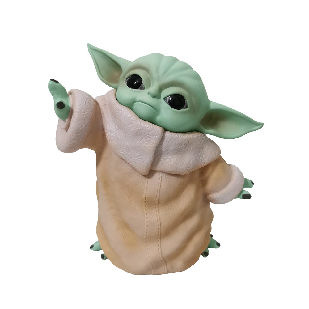 PVC Hand-Made Model Toy Baby Yoda Ornament