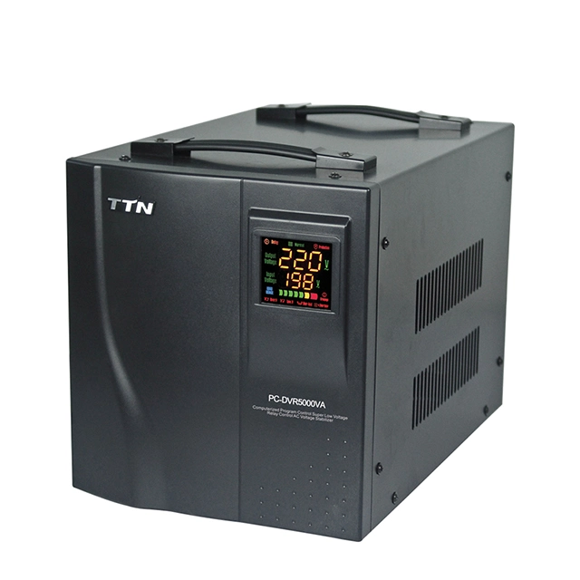 Regulador automático de tensión TTN 1kVA 2kVA 3kVA vatios AC 1000 Estabilizador monofásico para China Fabricante