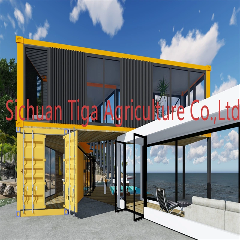 Customized Sandwich Panel Puerto Rico Container Home Prefab Modular Extendable Dormitory Building Flatpack House