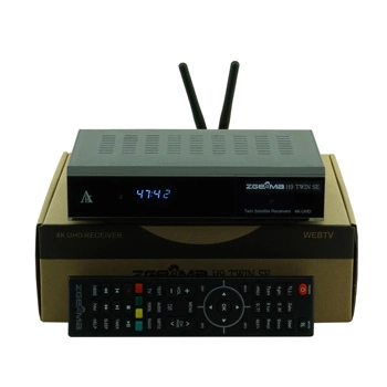 4K-2160P H9 Twin Se DVB-S2X+DVB-S2X e USB Suporte WiFi