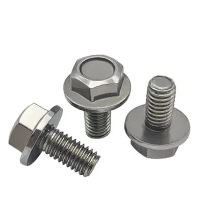 M10 M16 A4 A2 SS316 SS304 Stainless Steel Hex Flange Bolt DIN6921