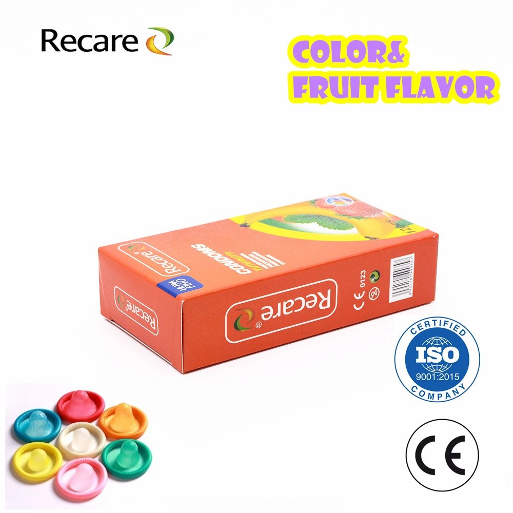 Sexual Product Recare The Width of The 52mm Colour Condom All Colored Condom