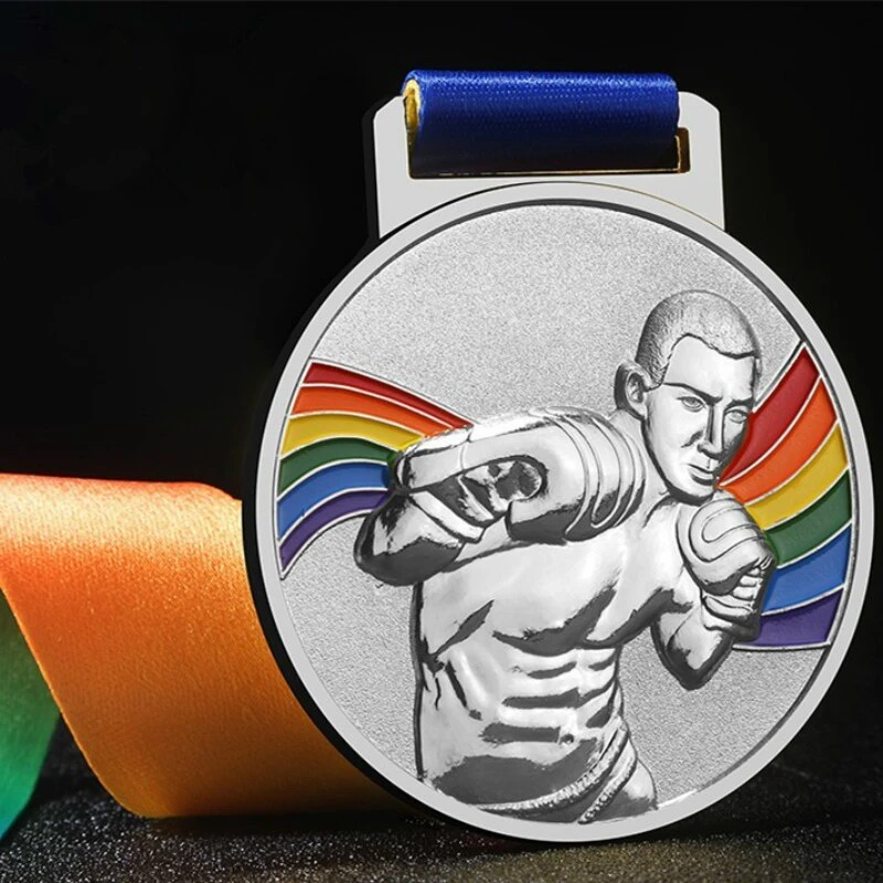 Нет золотой медали MOQ Factory Direct /Custom Medal /Custom Sports Дешевые пустые серебряные грейпплинг тхэквондо чудотворный дзудо-карате чудотворная медаль Ожерелье