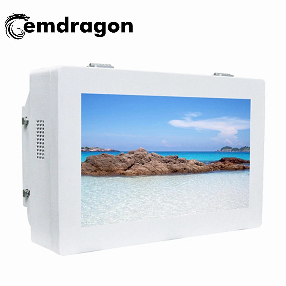 Wall Mount Networking Advertising Monitor 32 Inch Outdoor Wall Mount Advertising Machine Display Advertising Cheap Card Super Slim Advertising TV LED