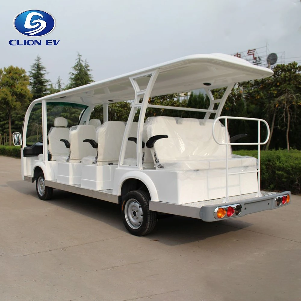 30km/H Scenic Spot Low Speed Electric 14 Passenger Sightseeing Shuttle Autobús