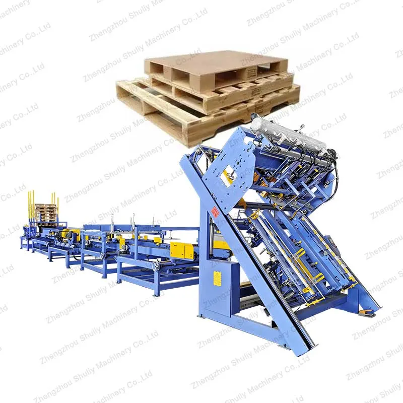 Hot Sell Block Wood Pallet Automatic Production Line