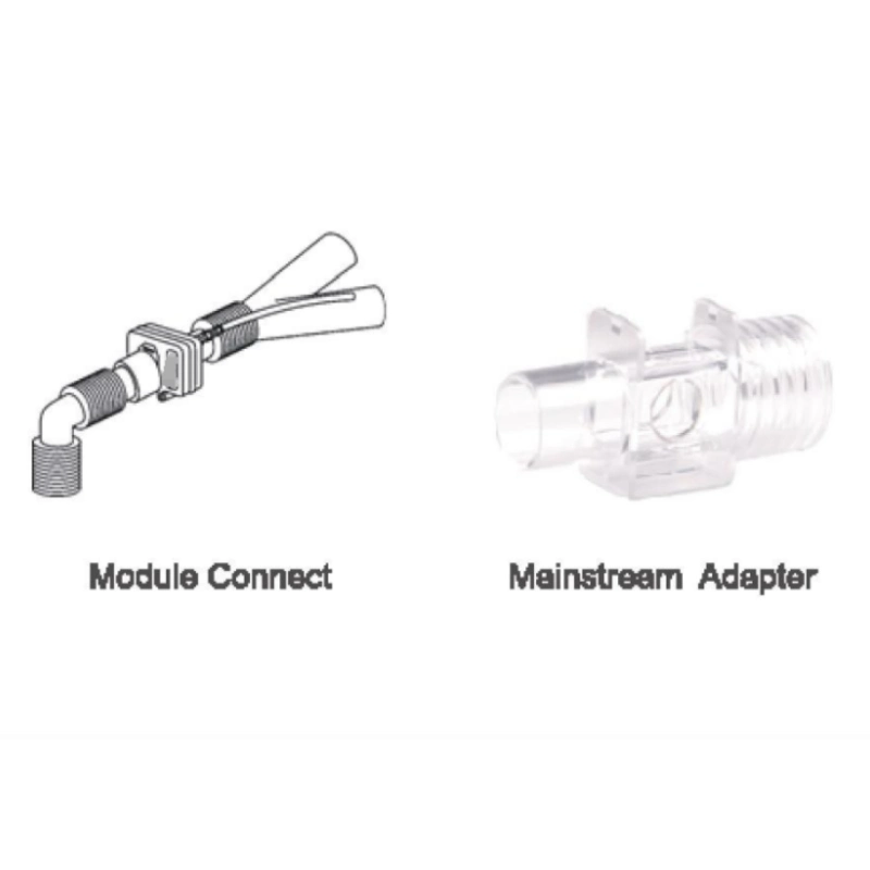 Adaptador de vías aéreas para adultos EtCO2