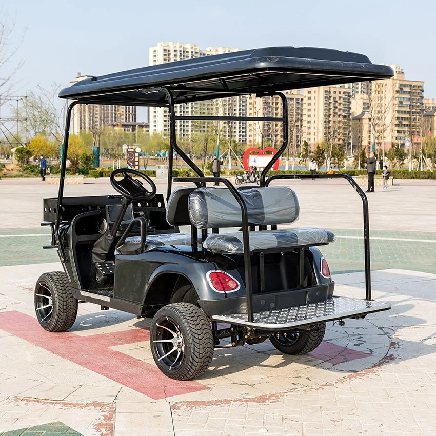 72V Lithium Battery Solar 6 Seaters off Road Electric Street Legal Golf Cart Buggy