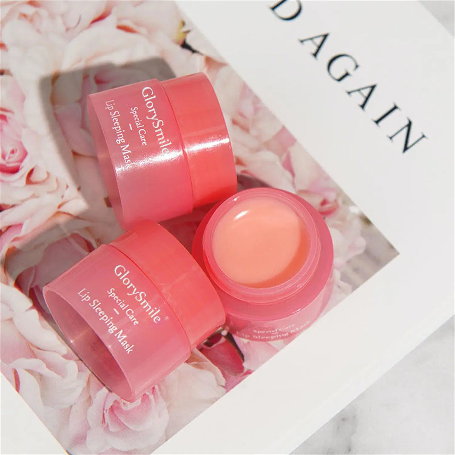 Wholesale/Supplier Korea Mini Lip Smoothing Skin Care Pink Nourishing Moisturizing Balm Sleeping Lip Mask Private Label