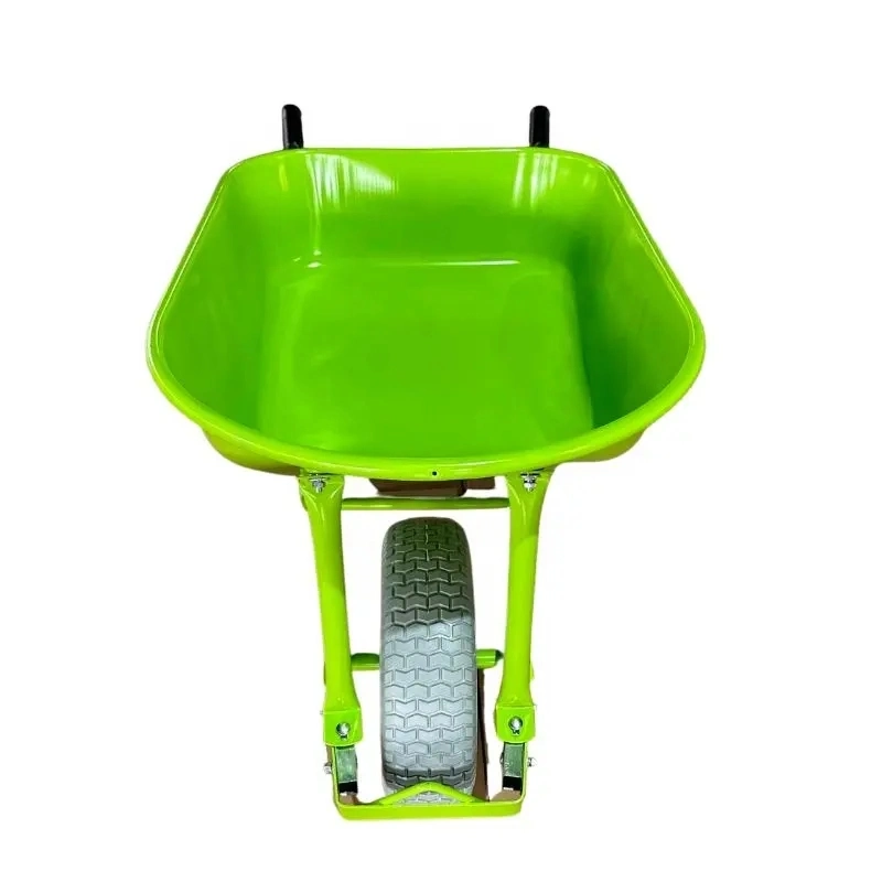 Venta en caliente carretillas de servicio pesado Granja de jardín multiuso Piso libre Wheel Trolley Australian Market Wheelbarrow