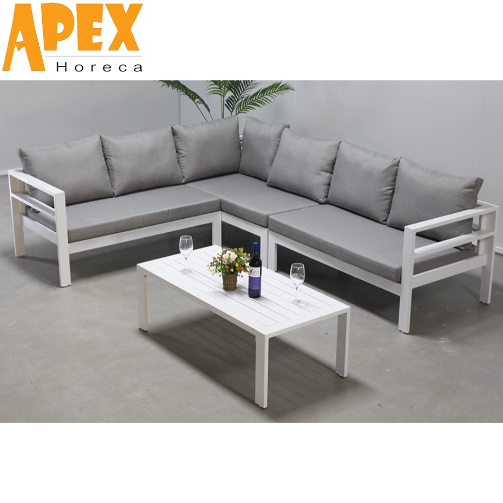 Aluminum Outdoor Garden Dining Room Furniture Set Corner Sofa Wholesale/Supplier