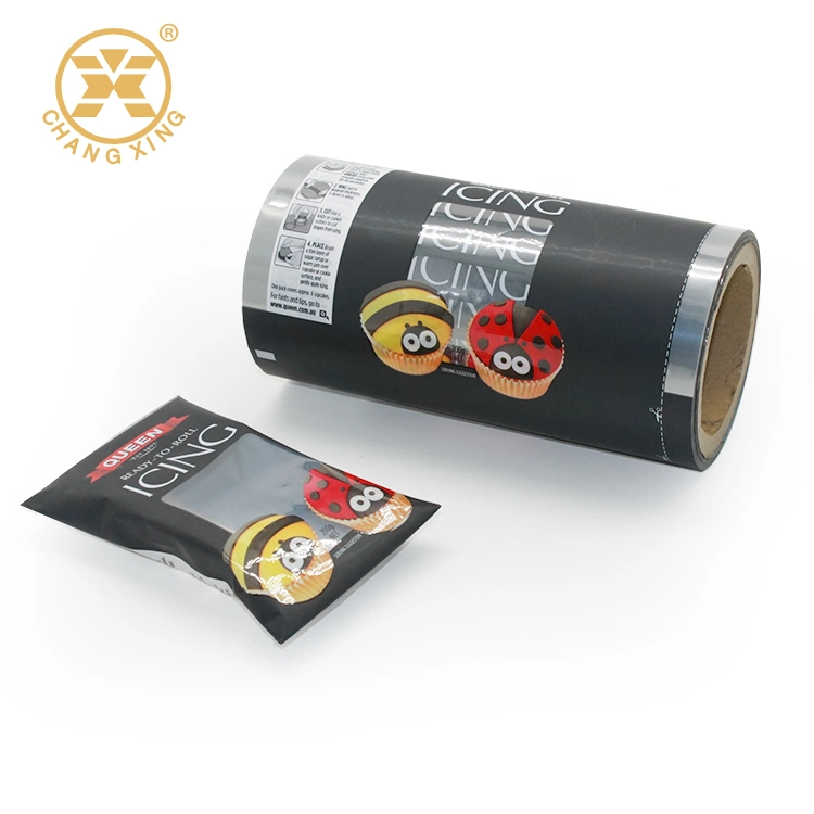 Food Grade Plastic Packaging Roll Film for Snack Cake Automatic Packaging Film