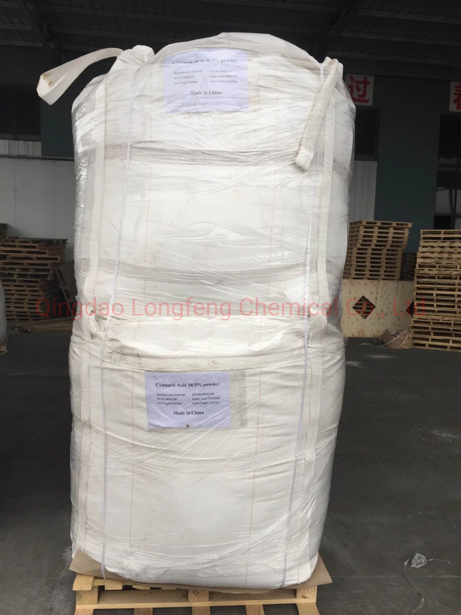 China Swimming Pool Disinfectant Water Treatment 98.5% up CAS 108-80-5 Cyanuric Acid Cya