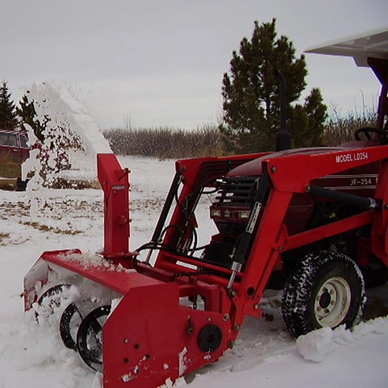 Wheels Tractor with Front End Sonw Blower Tractor with Hydraulic Arm Accessory