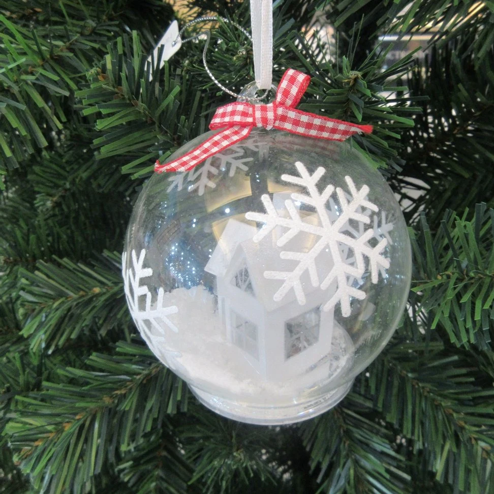 New Design Glass Ball for Christmas Tree Decoration with Painted