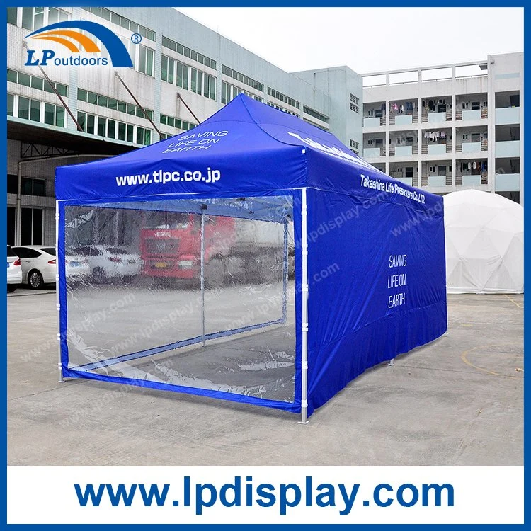 Advertising Canopy Shelter Tent with Clear PVC Window for Events