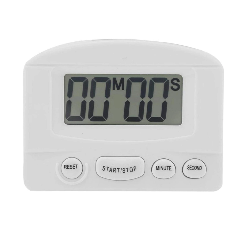24 horas temporizador digital Reloj de alarma con temporizador digital de cuenta atrás de plástico Para pruebas de laboratorio
