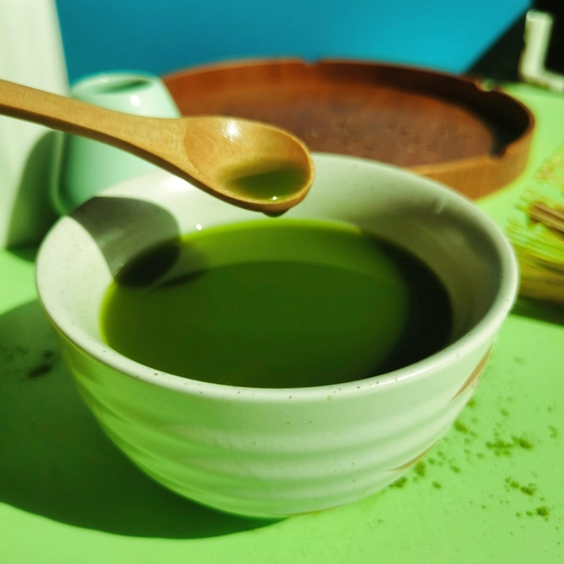 Polvo de té Matcha al por mayor polvo de té verde certificado con Buena calidad