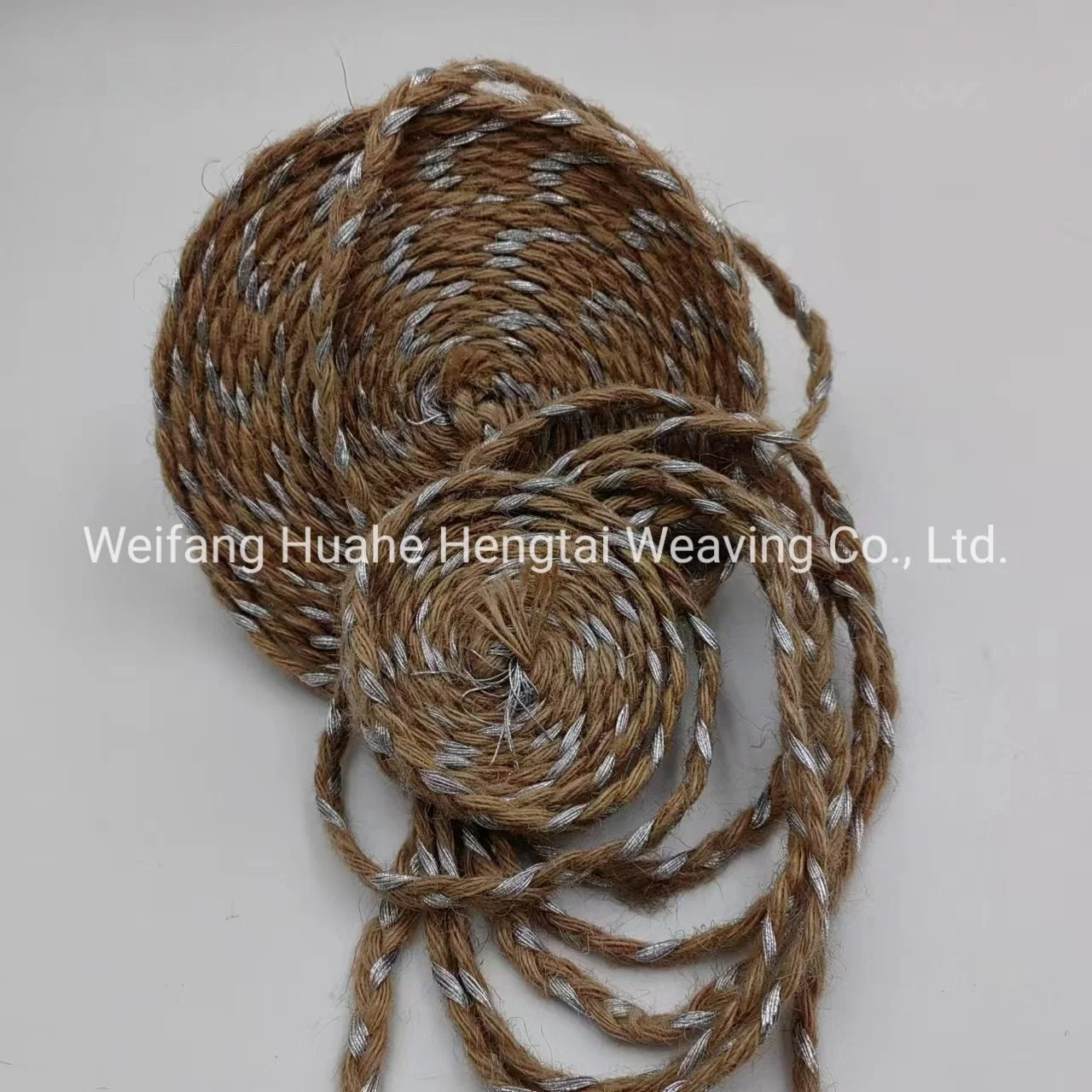 Manufacturer Wholesale/Supplier Customized Silver Twine Handicraft Craft Jute Rope