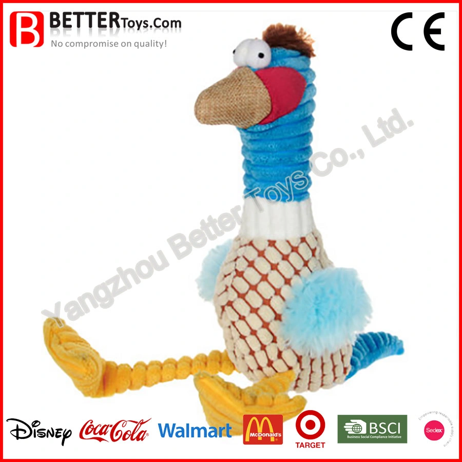 Safe Strong Material Plush Bird Pet Products with Squeaker for Dog&Cat Chewing