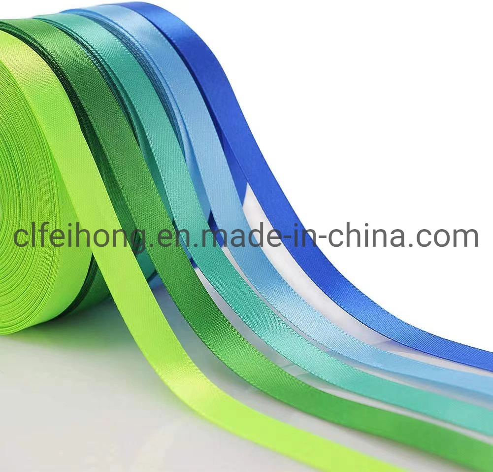 Satin Ribbon 100% Polyester Recycled Single/ Double Faced