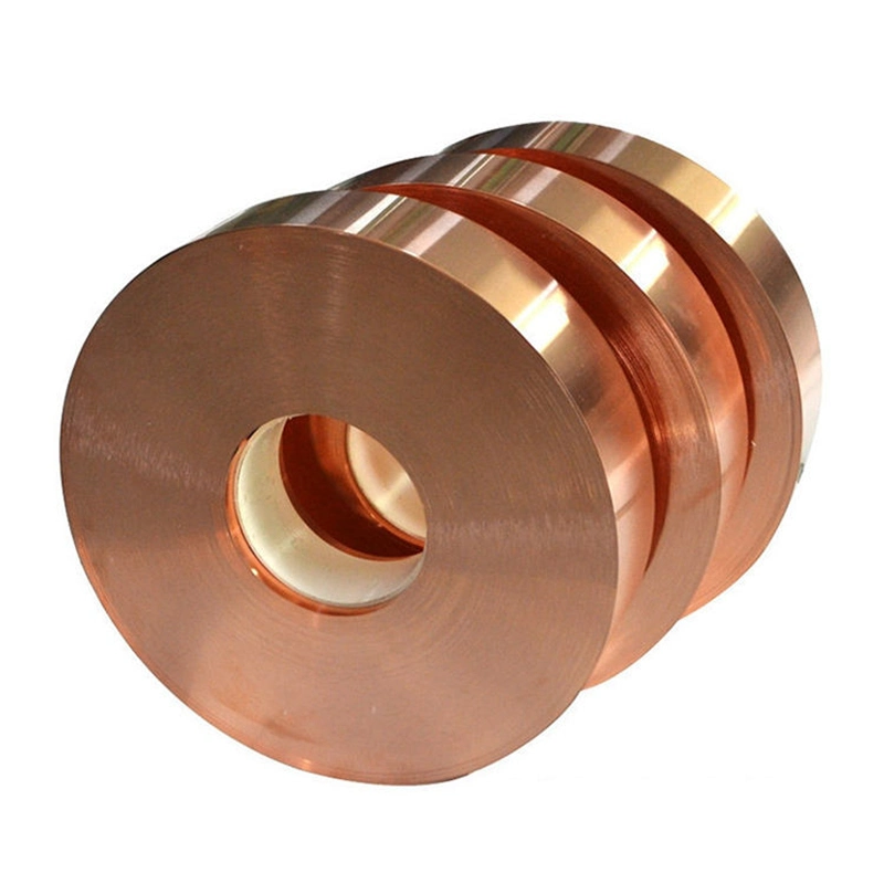 Factory Manufacturing Cu-ETP Cu-Dhp Pure Copper Strip Customized Becu C17200 C17500 C27000 C17300 Copper Coils