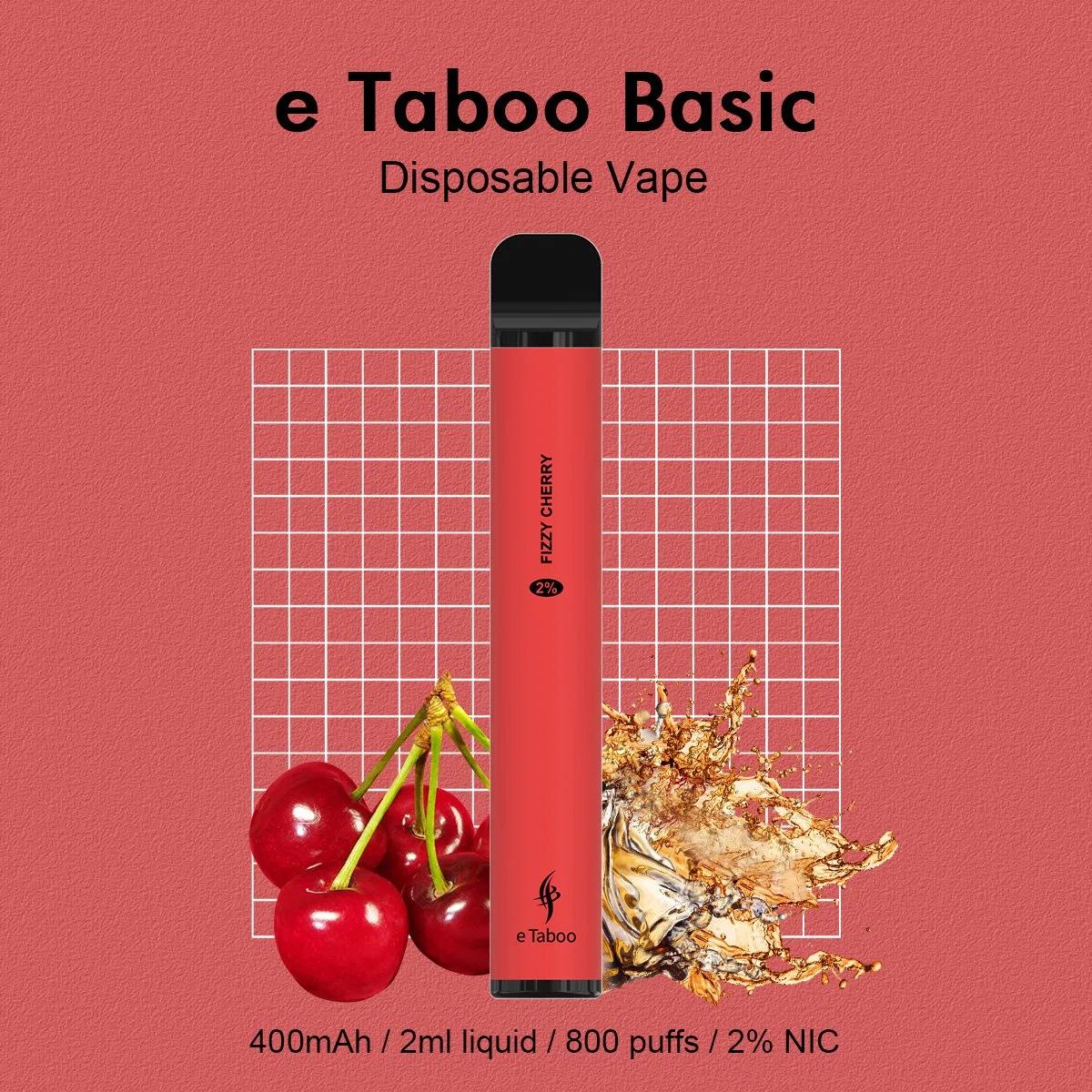 Etabou Basic 1000 Puff 0% 2% 5% Wape Pod jetable Hot Peak E cigarette Elfa Pen Hookah Amazon Vape Bar Boîtier