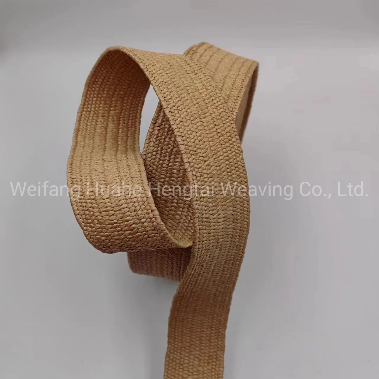 New PP Grass Elastic Woven Belt for Fashion and Leisure Decoration