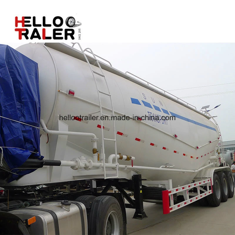 3axle 40m3 Bulk Cement Utility Cargo Truck Tractor Semi Trailer