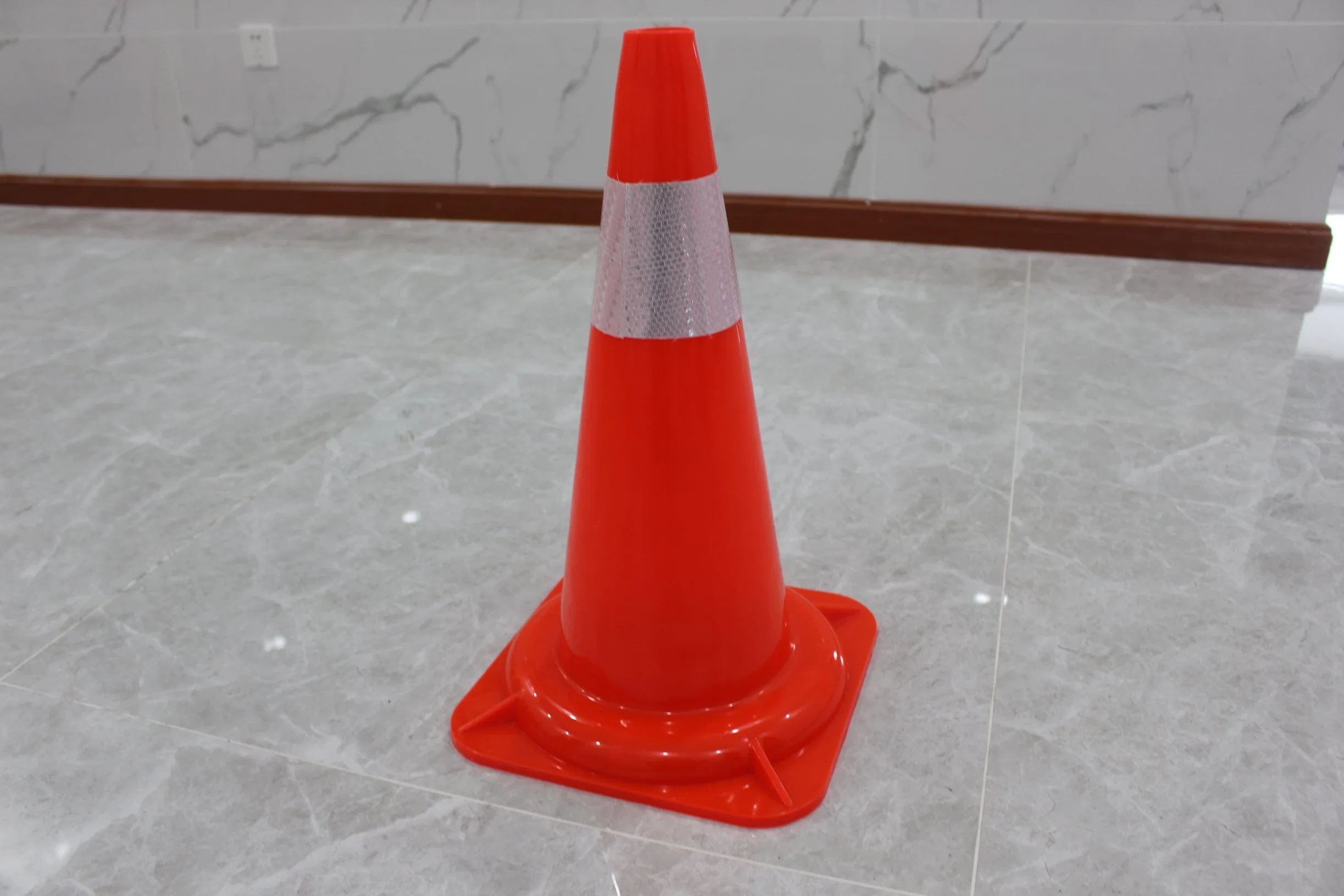 50cm New PVC Material 29*29*Cm Base Red Safety Cone