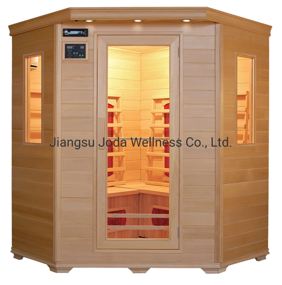 Canadian Hemlock 2 Person Indoor Dry Steam Sauna Room