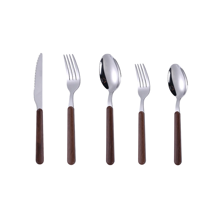 Stainless Steel Restaurant Cutlery Wedding Reusable Silverware Set Spoons Forks Knives for Home Hotel Wedding
