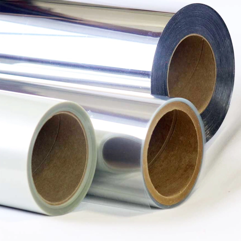 Fabrik Preis 12U Aluminium metallisierte Pet Film Silber Farbe für Verpackungsfolie