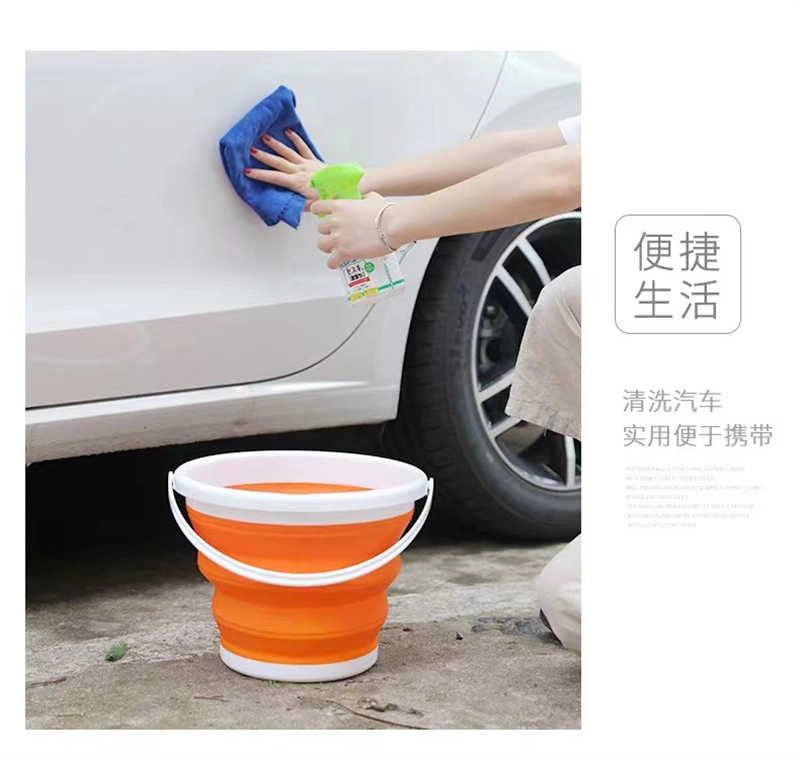 Custom Molded Plastic Water Bucket Wash Barrel Container