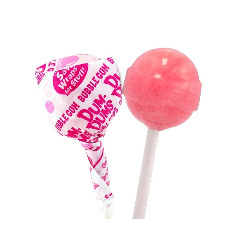 Amostra Personalização básica grau de alimentos material de PVC PE laminado personalizado Filme Candy Lollipop Packaging