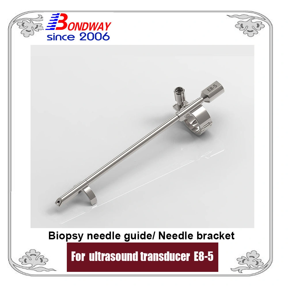 Reusable Biopsy Needle Bracket, Needle Guide for Digital Color Doppler Ultrasound Machine Endocavity Transvaginal Transducer E8-5 Ivf