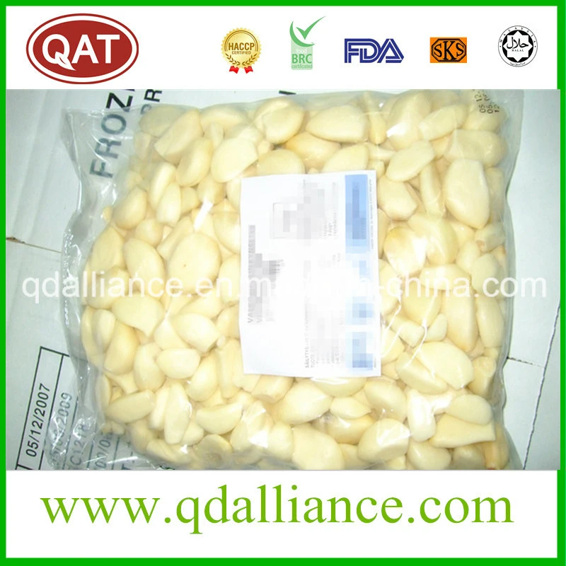 Top Quality China Frozen IQF Peeled White Garlic Cloves with Brc a Approved