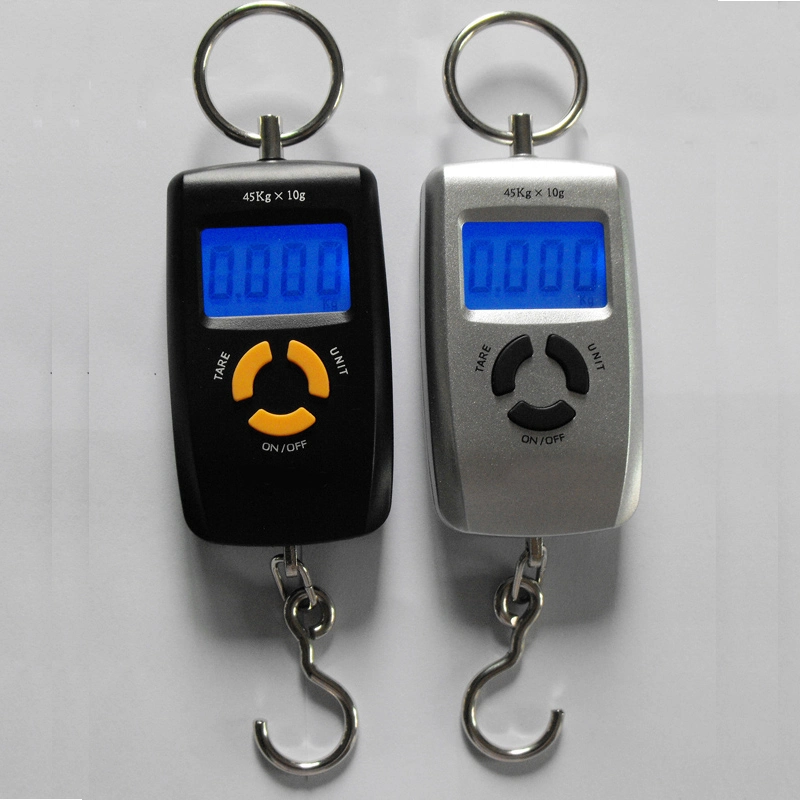 45kg LCD Balance Mini Analog Electronic Digital Fishing Poultry Hanging Weigh Scale