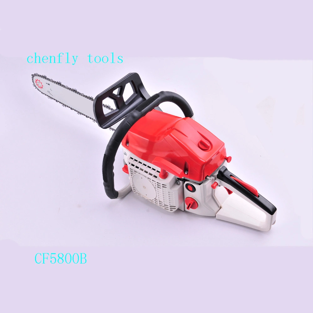 45cc 52cc 58cc12 Inch 16inch 18inch 20 Inch 2 Stroke Gasoline Petrol 5800 Wood Cutting Machine Chainsaw with Long-Life Heavy Duty with High quality/High cost performance  Low Price