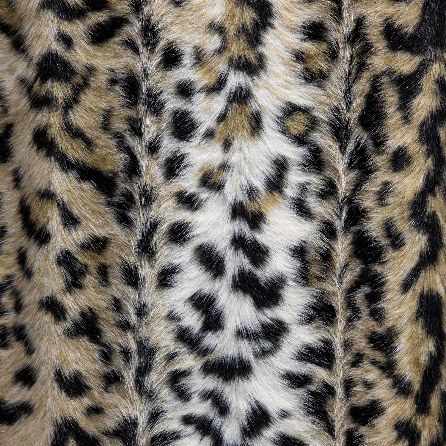 Wholesale/Supplier Winter Women Faux Fur Jacket Long Sleeves Leopard Print Fashion Coat