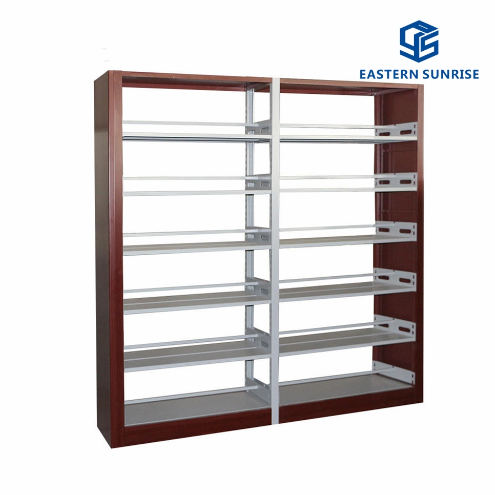 Factory Best Price High quality/High cost performance  Library Furniture Steel-Wood Bookshelf