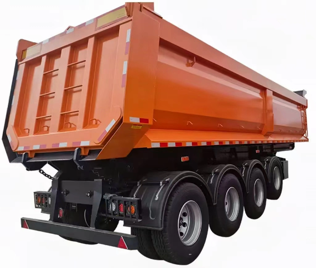 Hot Sale Low Price Exporting China All New 3 Axle Dump Semi Trailer Tipper Trailer Grains Transportation for Sale Price