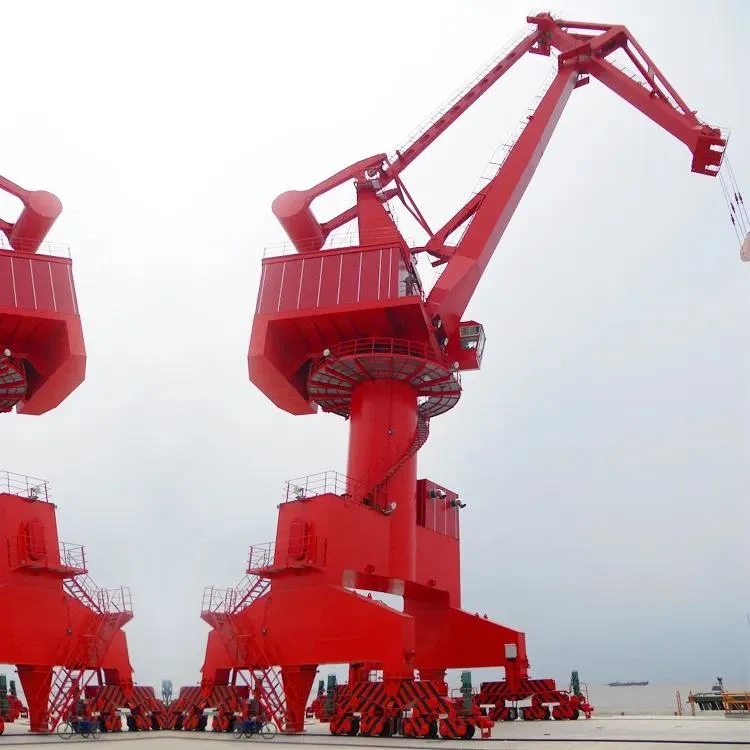 Rayon de travail 35 m quai de 25 tonnes Portail de manutention électrique Grue