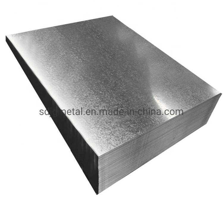 Chapa de proteção DX51D Z275, aço galvanizado a zinco 4X8, ferro plano Metal Dx53D Z150 24 manómetro personalizado de 0,6 mm