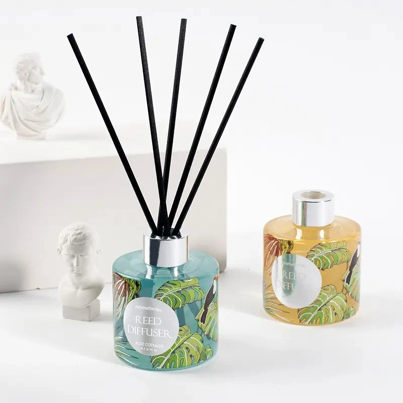 Luxueuse bouteille en verre pour diffuseur d'arôme de décoration de maison, purificateur d'air, parfum d'aromathérapie, diffuseur de parfum à roseaux.