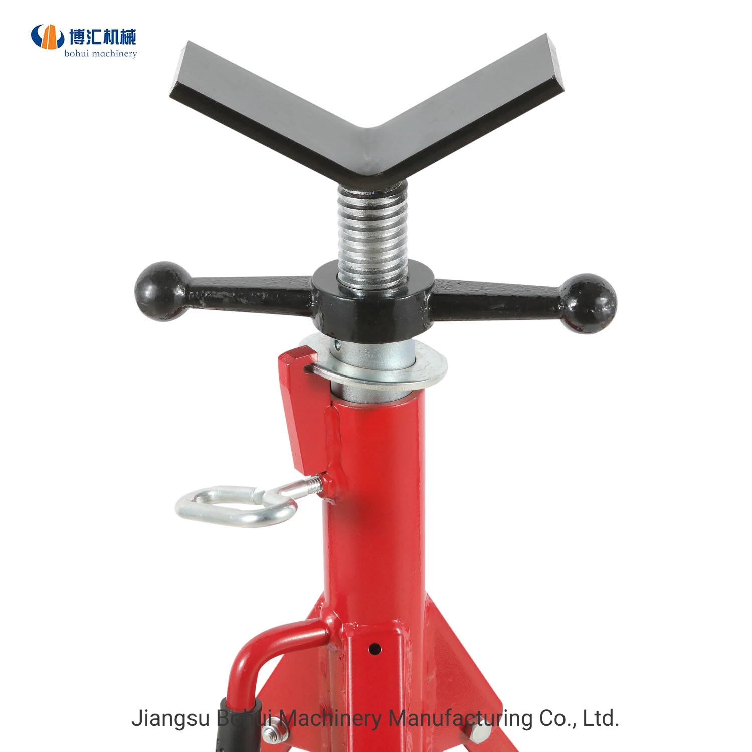 Durable Metal Bracket Pipe Support Stand with Rubber Wheels