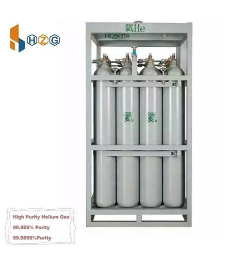 Industrial Pure Air Grade RM Cylinders 40L-50L Cylinder Helium Gas